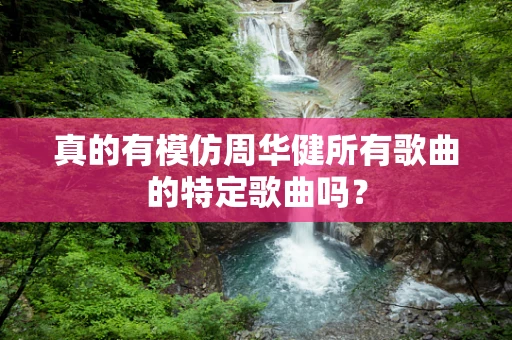 真的有模仿周华健所有歌曲的特定歌曲吗？