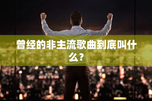 曾经的非主流歌曲到底叫什么？