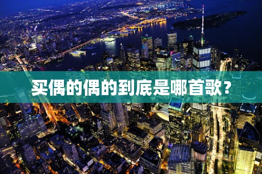 买偶的偶的到底是哪首歌？