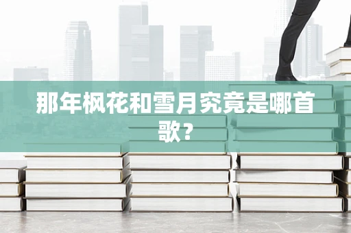 那年枫花和雪月究竟是哪首歌？