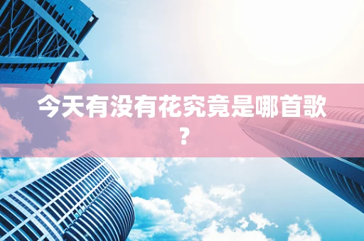 今天有没有花究竟是哪首歌？