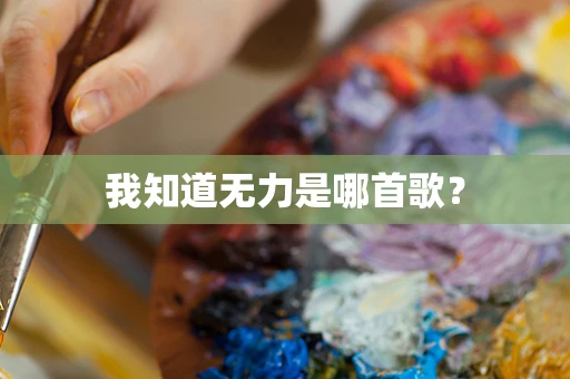 我知道无力是哪首歌？