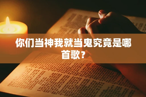 你们当神我就当鬼究竟是哪首歌？