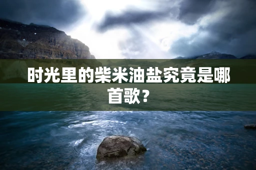 时光里的柴米油盐究竟是哪首歌？
