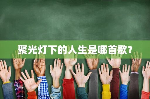 聚光灯下的人生是哪首歌？