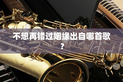 不想再错过姻缘出自哪首歌？