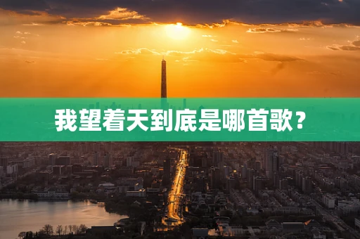 我望着天到底是哪首歌？