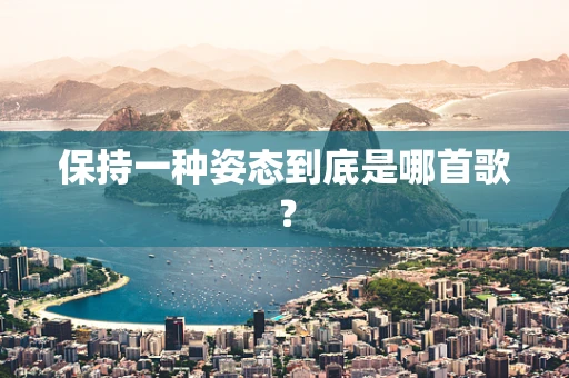 保持一种姿态到底是哪首歌？