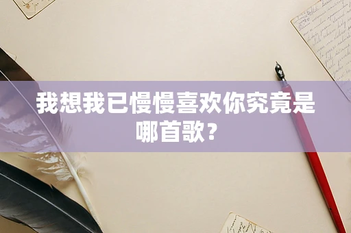 我想我已慢慢喜欢你究竟是哪首歌？