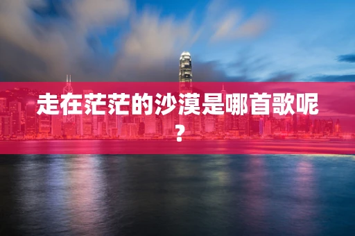 走在茫茫的沙漠是哪首歌呢？