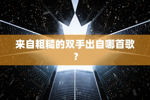 来自粗糙的双手出自哪首歌？