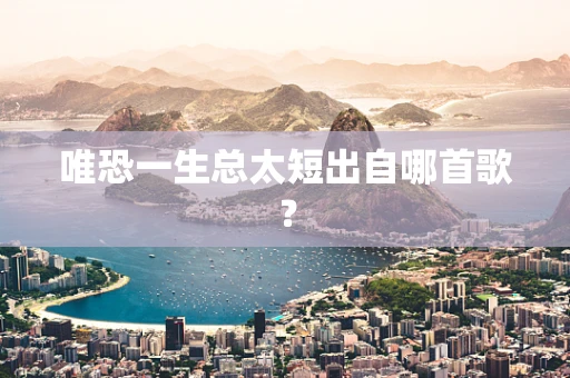 唯恐一生总太短出自哪首歌？