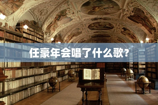 任豪年会唱了什么歌？