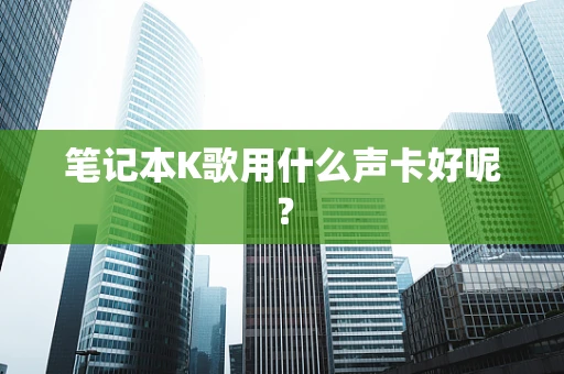 笔记本K歌用什么声卡好呢？