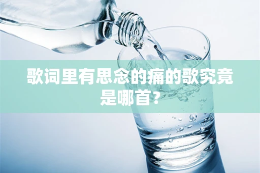 歌词里有思念的痛的歌究竟是哪首？