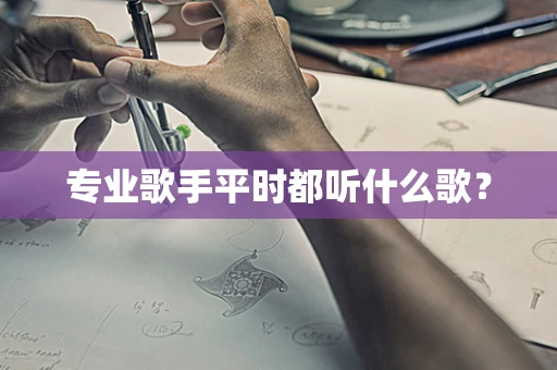 专业歌手平时都听什么歌？