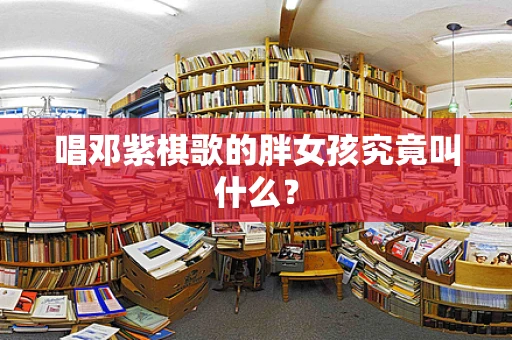唱邓紫棋歌的胖女孩究竟叫什么？