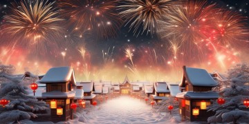 爆竹过新年是哪首歌里的歌词？
