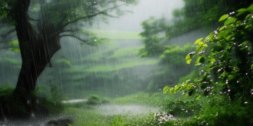 突然一场雨浇是哪首歌？