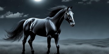 黑夜里的黑马出自哪首歌？