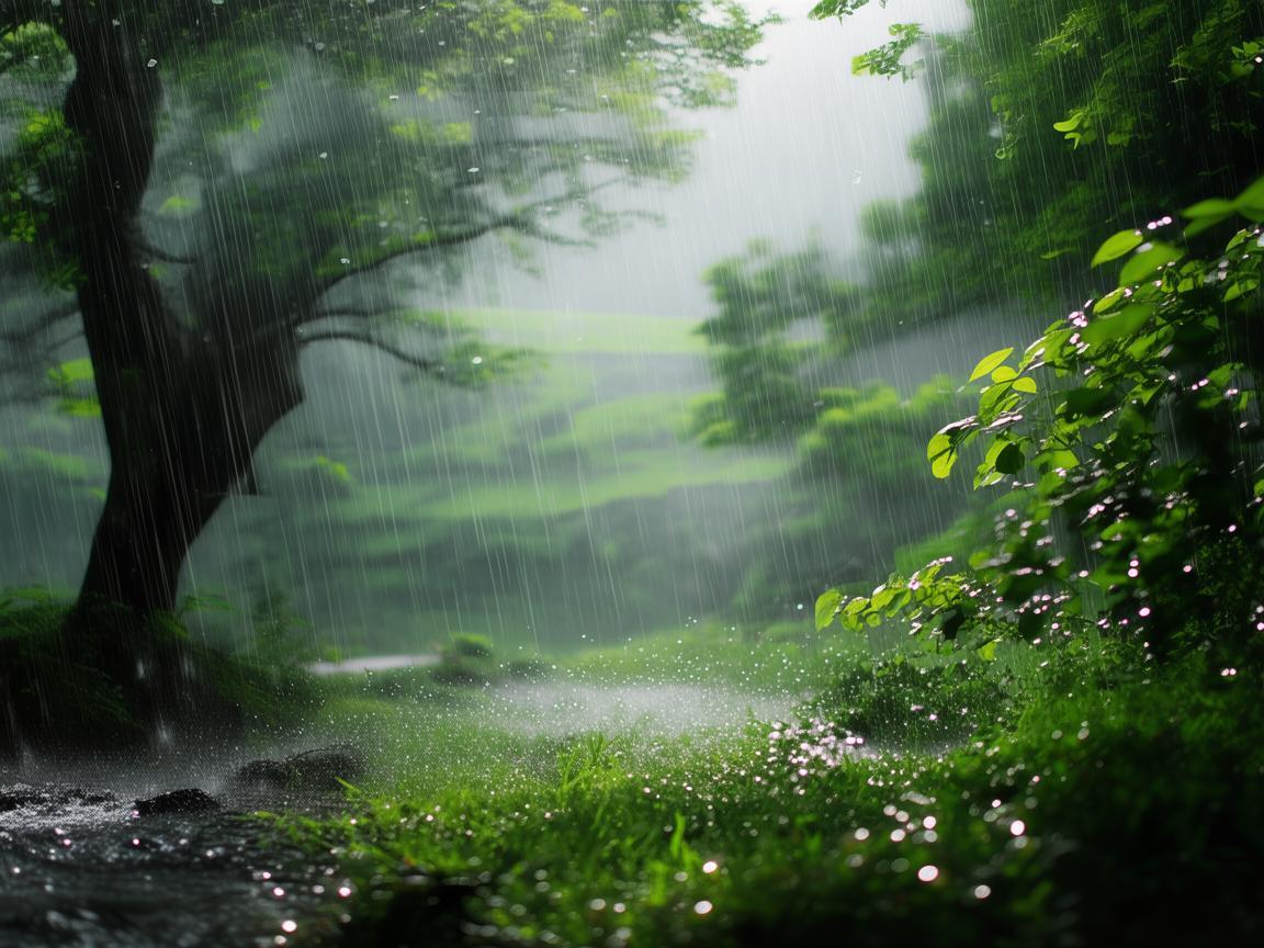 突然一场雨浇是哪首歌？