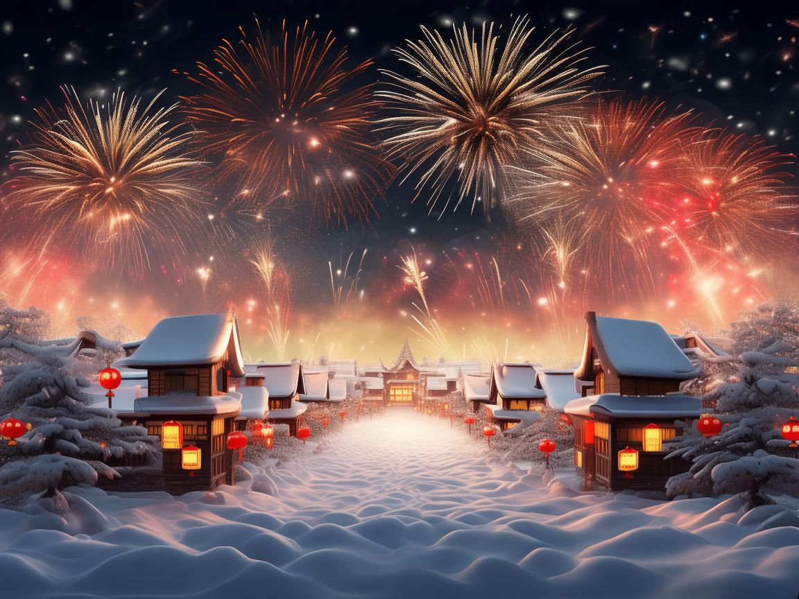 爆竹过新年是哪首歌里的歌词？